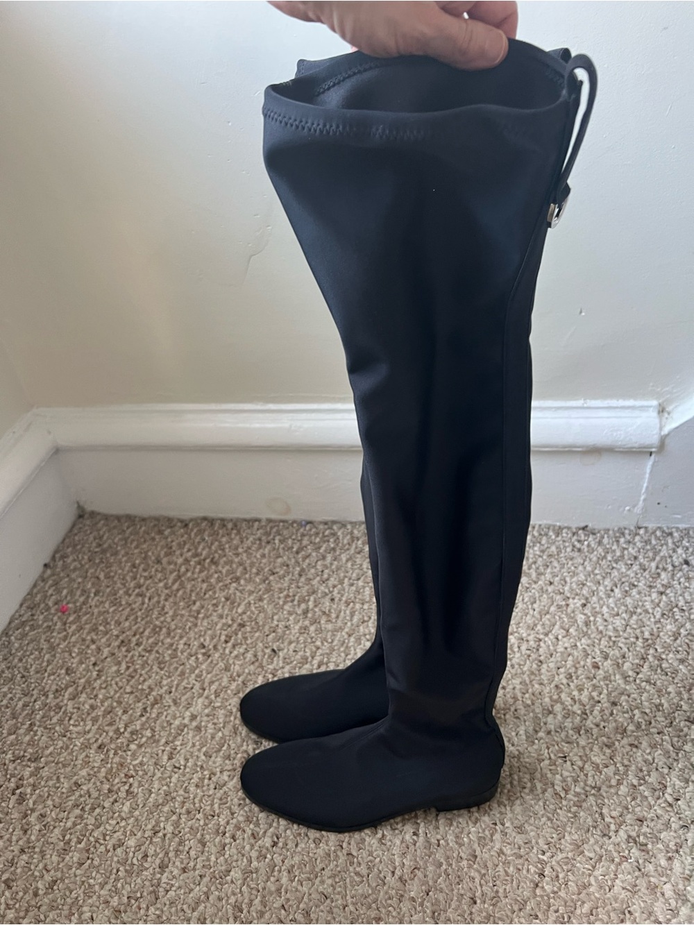 Sergio Rossi Over The Knee Stretch Boots EU 35.5 Made In Italy